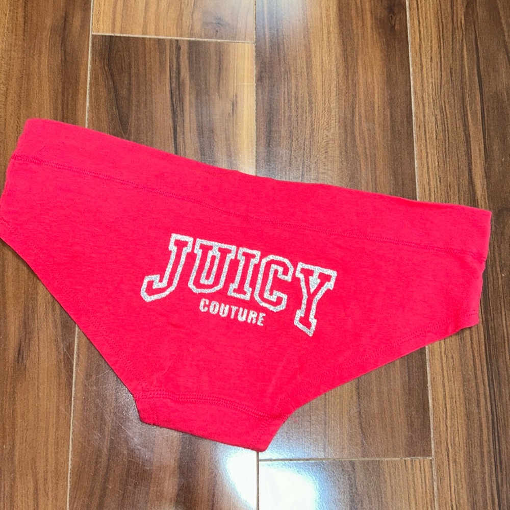 Large Juicy couture logo glitter cotton panties
